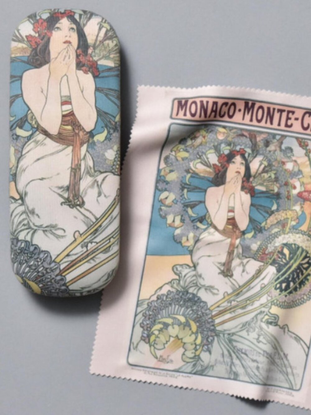 Alphonse Mucha Eyeglass Case - Monaco: Monte Carlo Sunglasses Art Nouveau Modern
